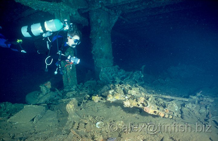 Car5.jpg - Remains of cars inside the hold