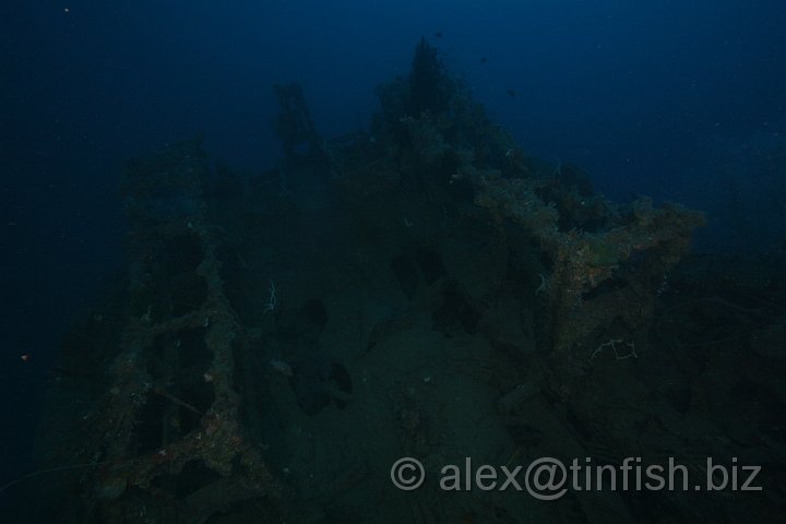 USS_Aaron_Ward-55.JPG - The racks now stand empty