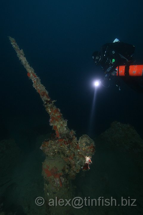 USS_Kanawha-204.JPG - Anti-aircraft gun points skywards